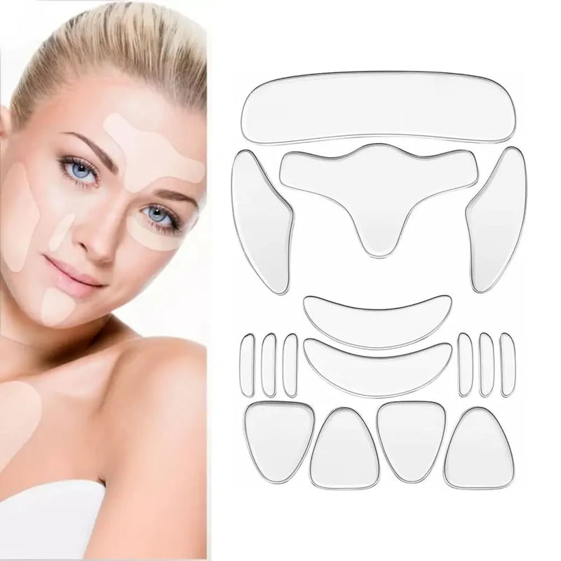 Adesivos de Silicone Anti Rugas e linhas de Expressão.
